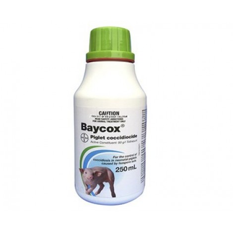 Baycox Piglet and Cattle Coccidiocide 8.5fl oz (250mls)