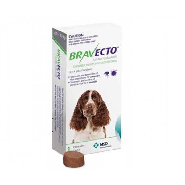 Bravecto Green Medium - Dogs \u0026 Puppies