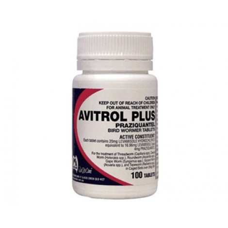 Avitrol Plus Bird Wormer 100 Tablets