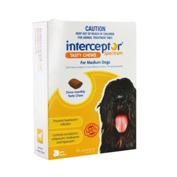 interceptor tablets for dogs