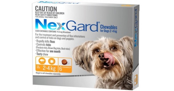 Nexgard Orange Extra Small Dog Dogs & Puppies