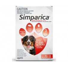 Simparica Extra Large Dog Red
