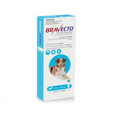Bravecto Spot On for Large Dogs Blue