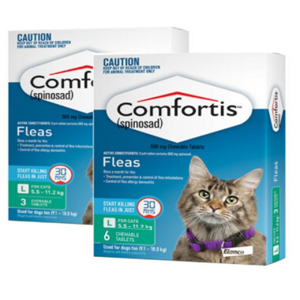 Comfortis Green Cat - Cats \u0026 Kittens