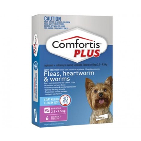 Comfortis Plus Extra Small Dog Pink