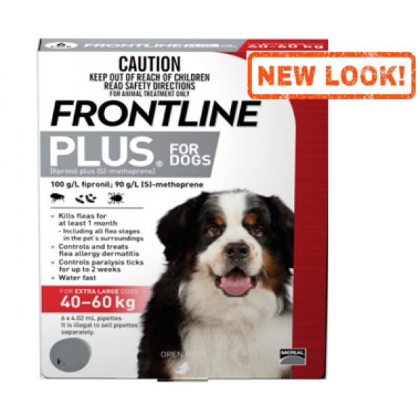 frontline extra large dog