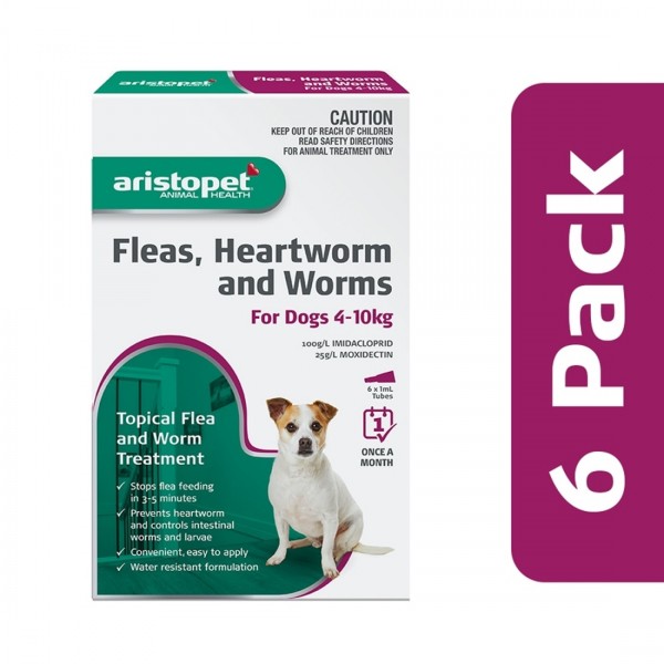 Aristopet Flea Worm Spot On Kitten Up To 4kg 6 Pack Cats Kittens