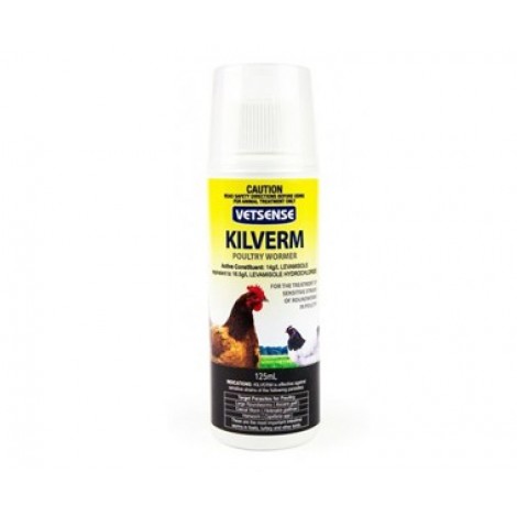 Kilverm Poultry Wormer 4.22floz (125mls)