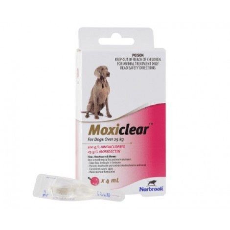 Moxiclear for Dogs Over 25kg Red 6 Pack