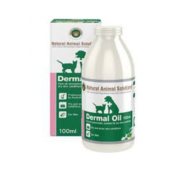 Natural Animal Solutions Dermal Oil 100mL Dogs & Puppies