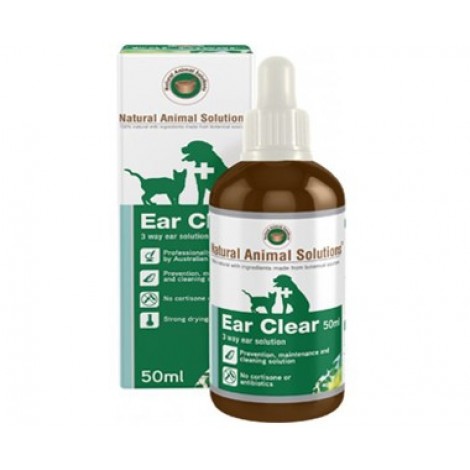 Natural Animal Solutions Ear Clear 1.6floz (50mls)