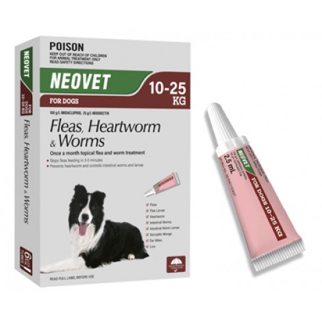 Neovet for Large Dogs 22-55lbs (10-25kgs)  Red
