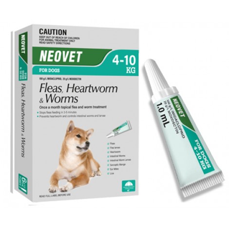 Neovet for Medium Dogs 8.8-22lbs (4-10kgs) Teal