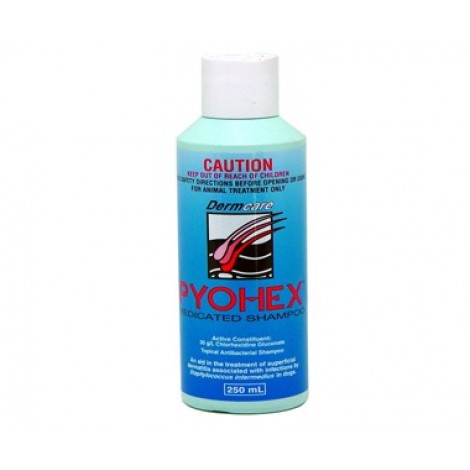 Pyohex Medicated Shampoo 250mL (8.5 fl oz)