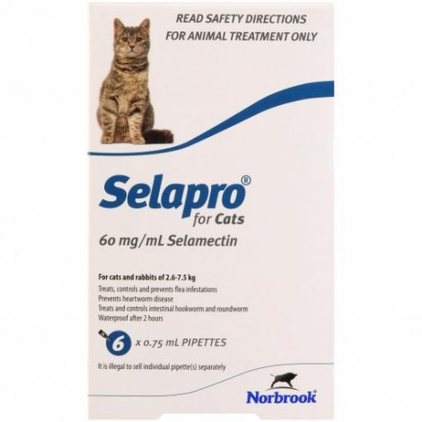 Selapro for Cats 2.6-7.5kg (5.5-16.5lbs)
