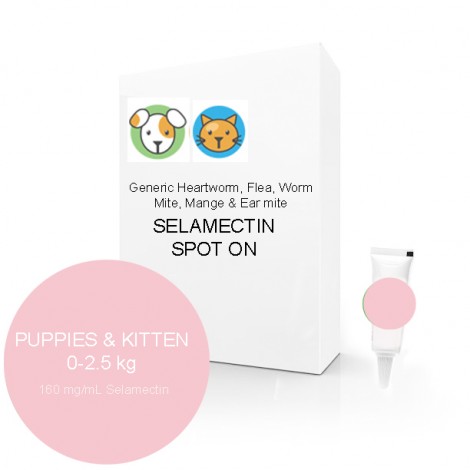 Generic Selamectin for Puppies & Kittens
