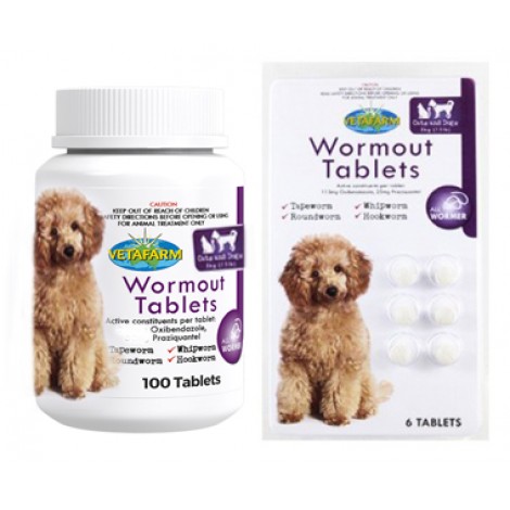 Wormout for Cats & Small Dogs 11lbs (5kgs)