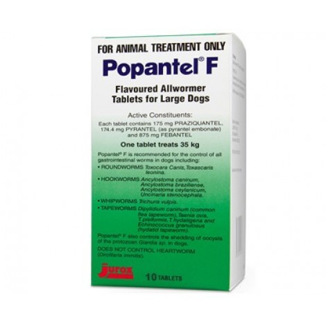 Popantel F Allwormer 77lbs (35kgs)