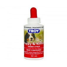 Troy Puppy & Kitten Worm Syrup 50ml